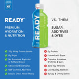 Ready Clear Protein Water, ingrédients sans sucre ajouté, profil clair.