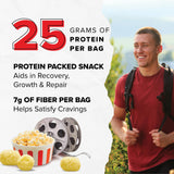 Ready Protein Puffs texture croquante, expérience snack légère et satisfaisante.