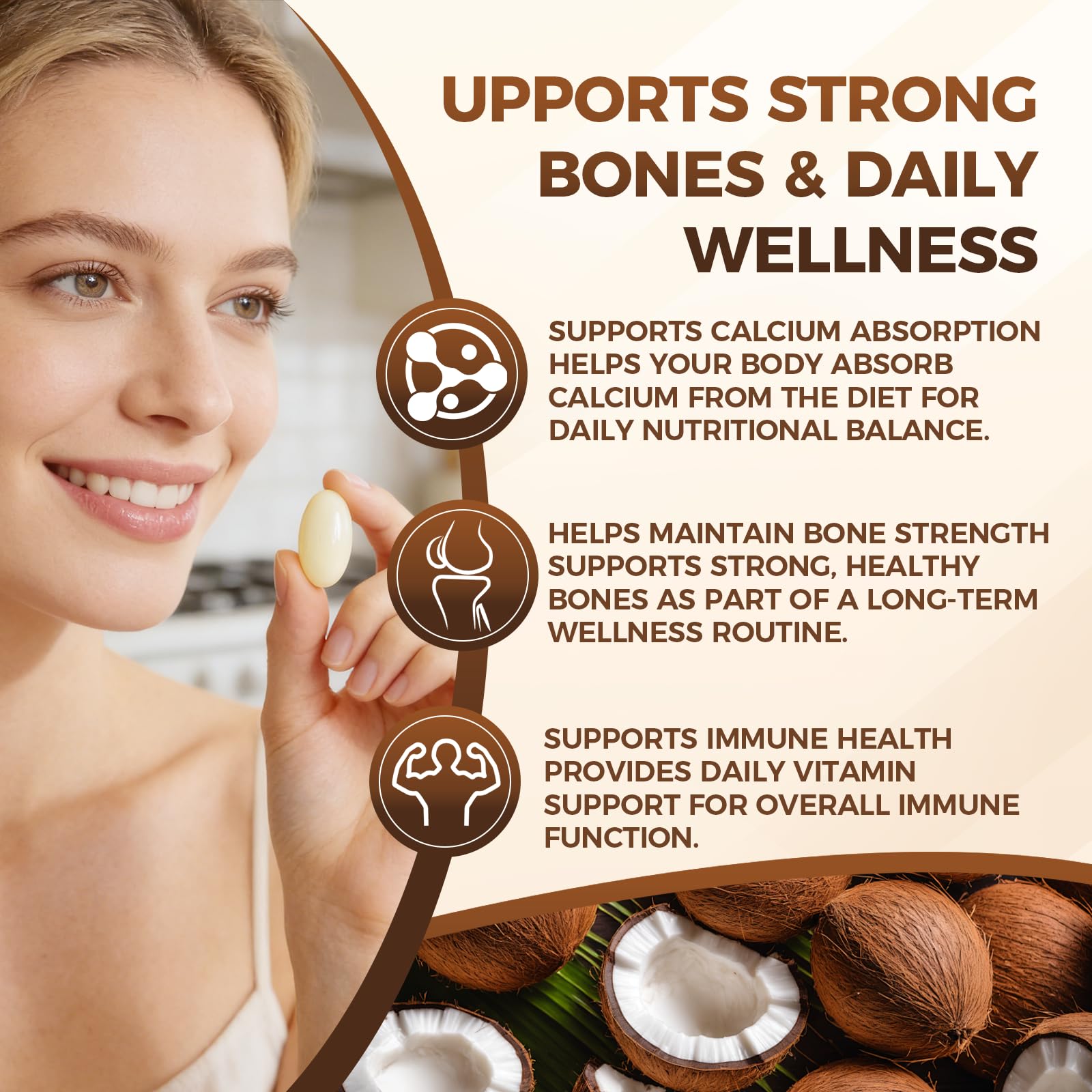 REAL GOOD ESSENTIALS Etiquette: informations et dosage visibles.
