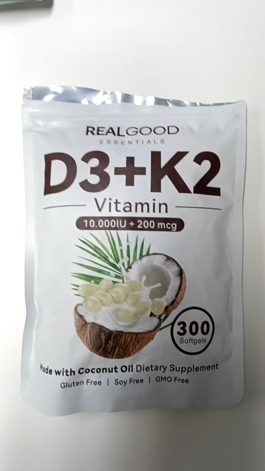 REAL GOOD ESSENTIALS Sans OGM et sans gluten, sécurité d'utilisation.