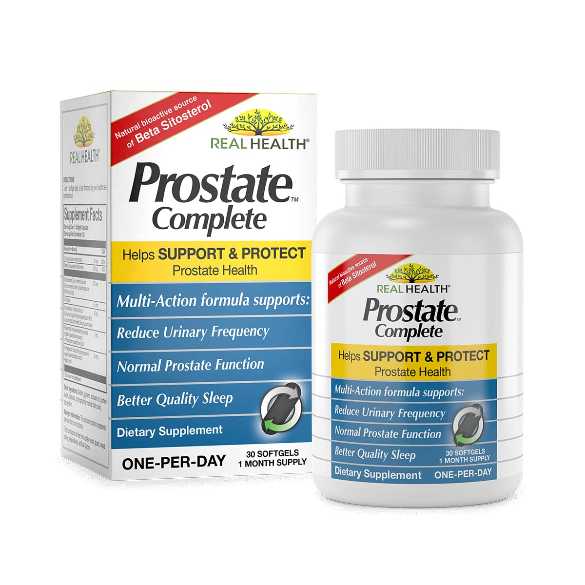 Real Health Prostate Complete – la bouteille, pratique pour une prise quotidienne