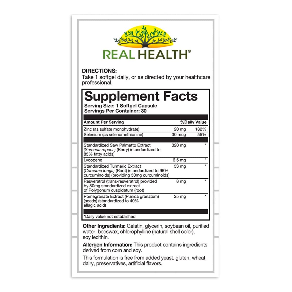 Real Health Prostate Complete – dose quotidienne simple pour votre routine