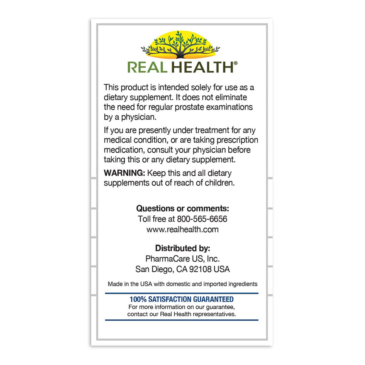 Real Health Prostate Complete – rituel quotidien pour soutenir la routine bien-être
