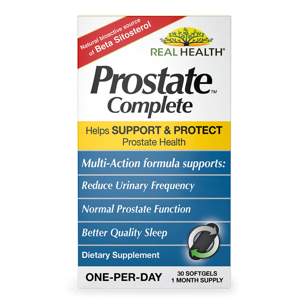 Real Health Prostate Complete – visuel santé prostate inspirant et informatif