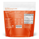 Électrolytes Real Ketones en poudre, mise en évidence des quatre électrolytes principaux.