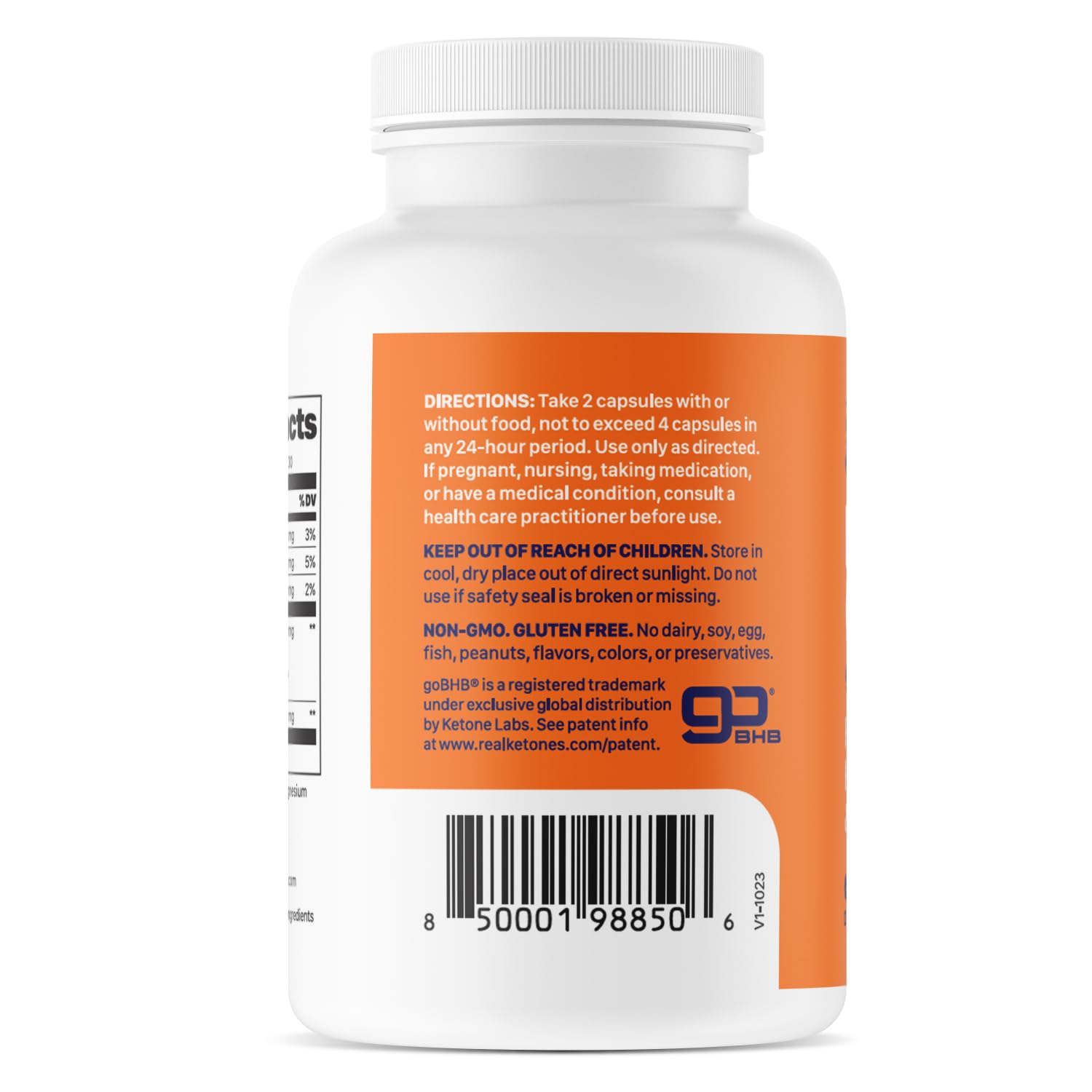 Real Ketones Keto BHB avec caféine pour énergie rapide et clarté mentale.