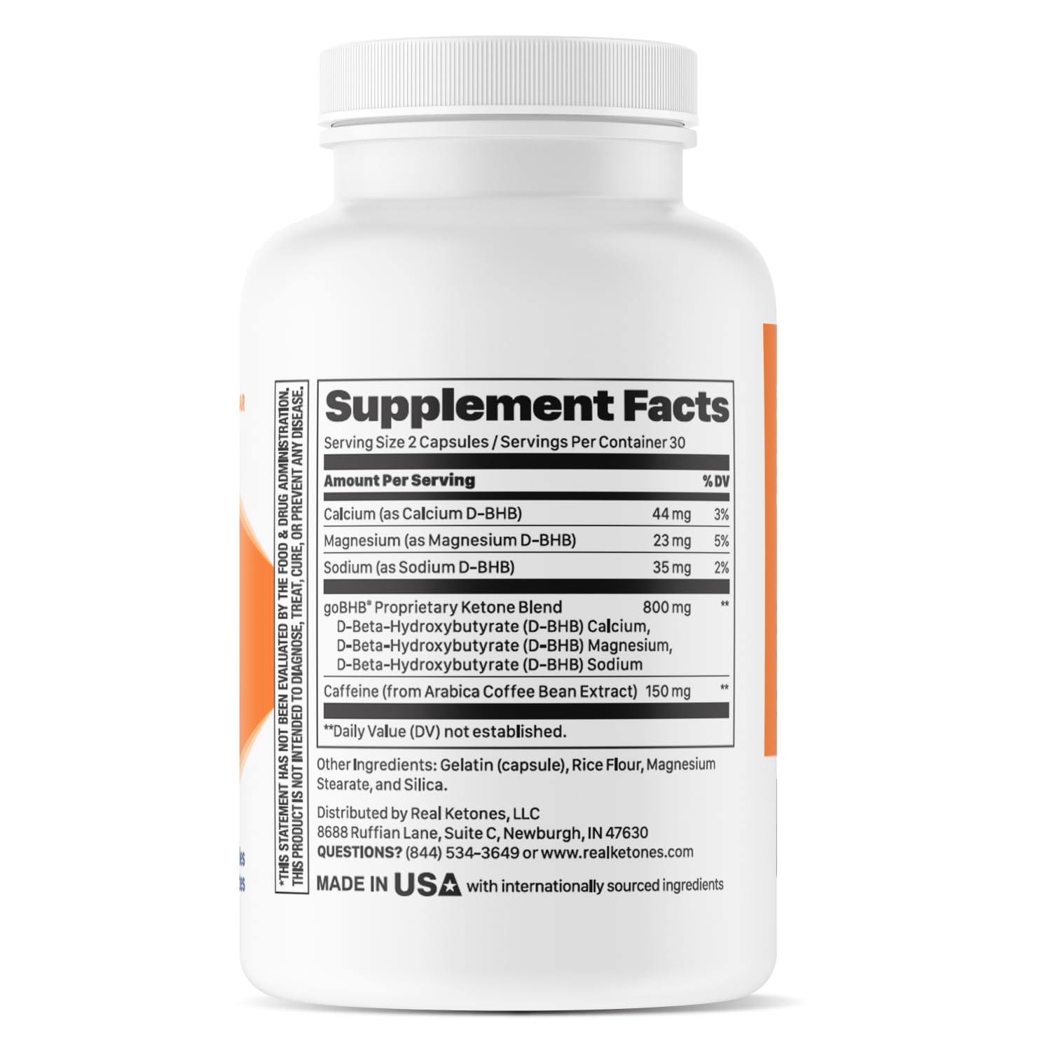 Real Ketones Keto BHB électrolytes favorisent l'hydratation et l'équilibre électrolytique.
