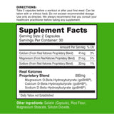 Real Ketones Keto BHB Sels Capsules — présentation sur plan de travail, usage avant entraînement