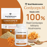 Real Mushrooms Cordyceps: ingrédients sans additifs, pureté garantie
