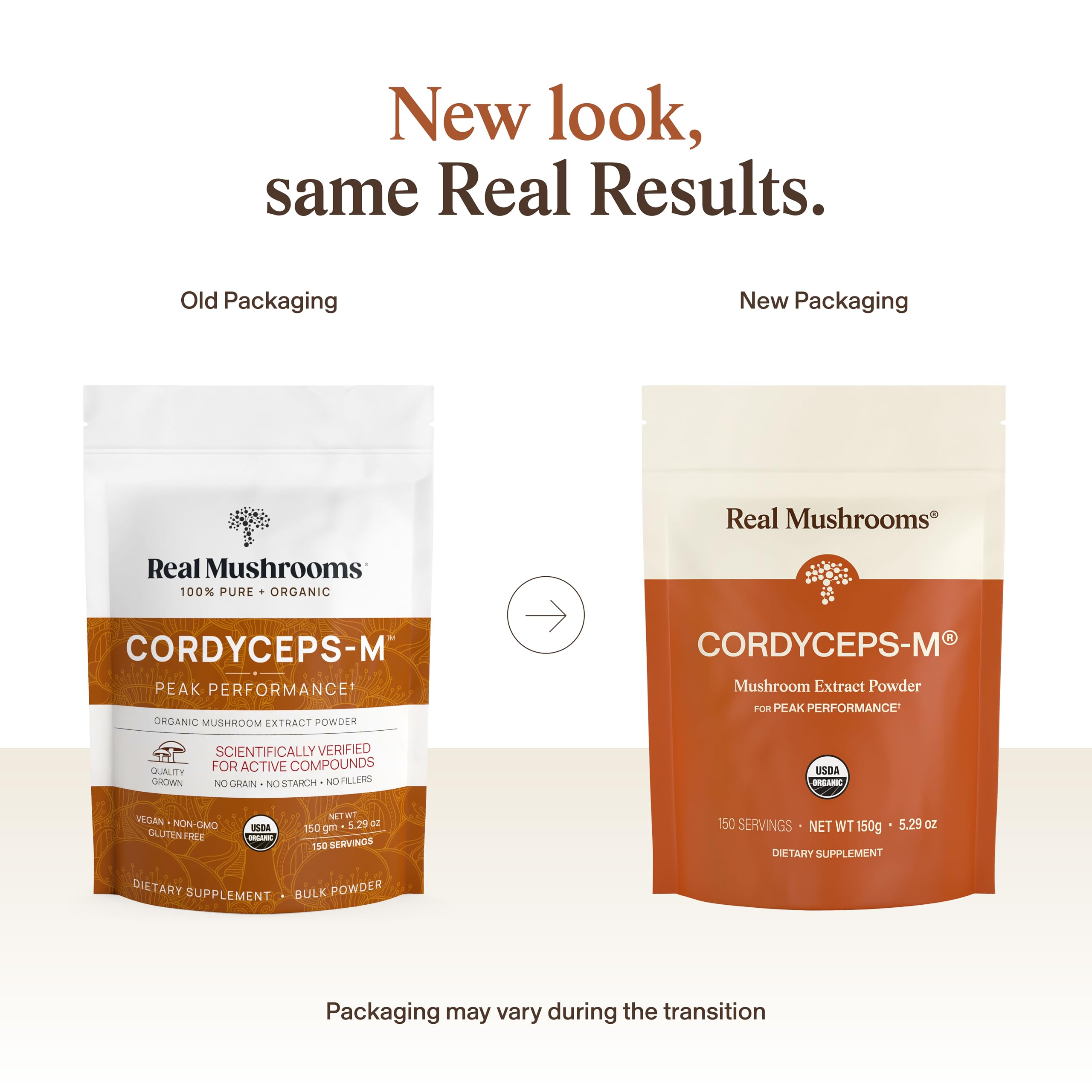 Real Mushrooms Cordyceps poudre: sans additifs et facile à mélanger dans boissons
