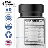 Real Science Nutrition: étiquette lisible, traçabilité et utilisation sûre.