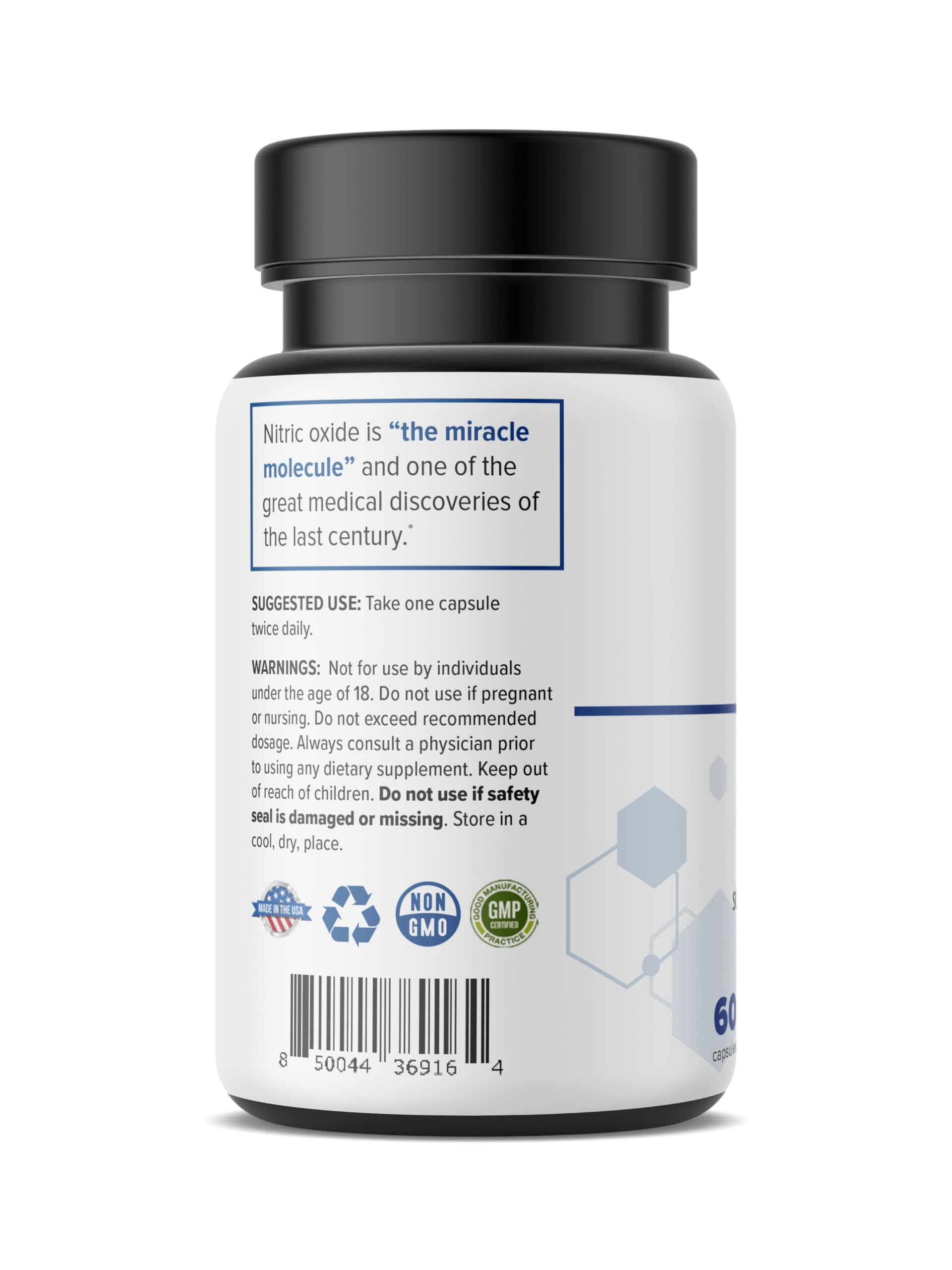 Real Science Nutrition: capsules gorge-poumons gros plan, prise quotidienne facile.
