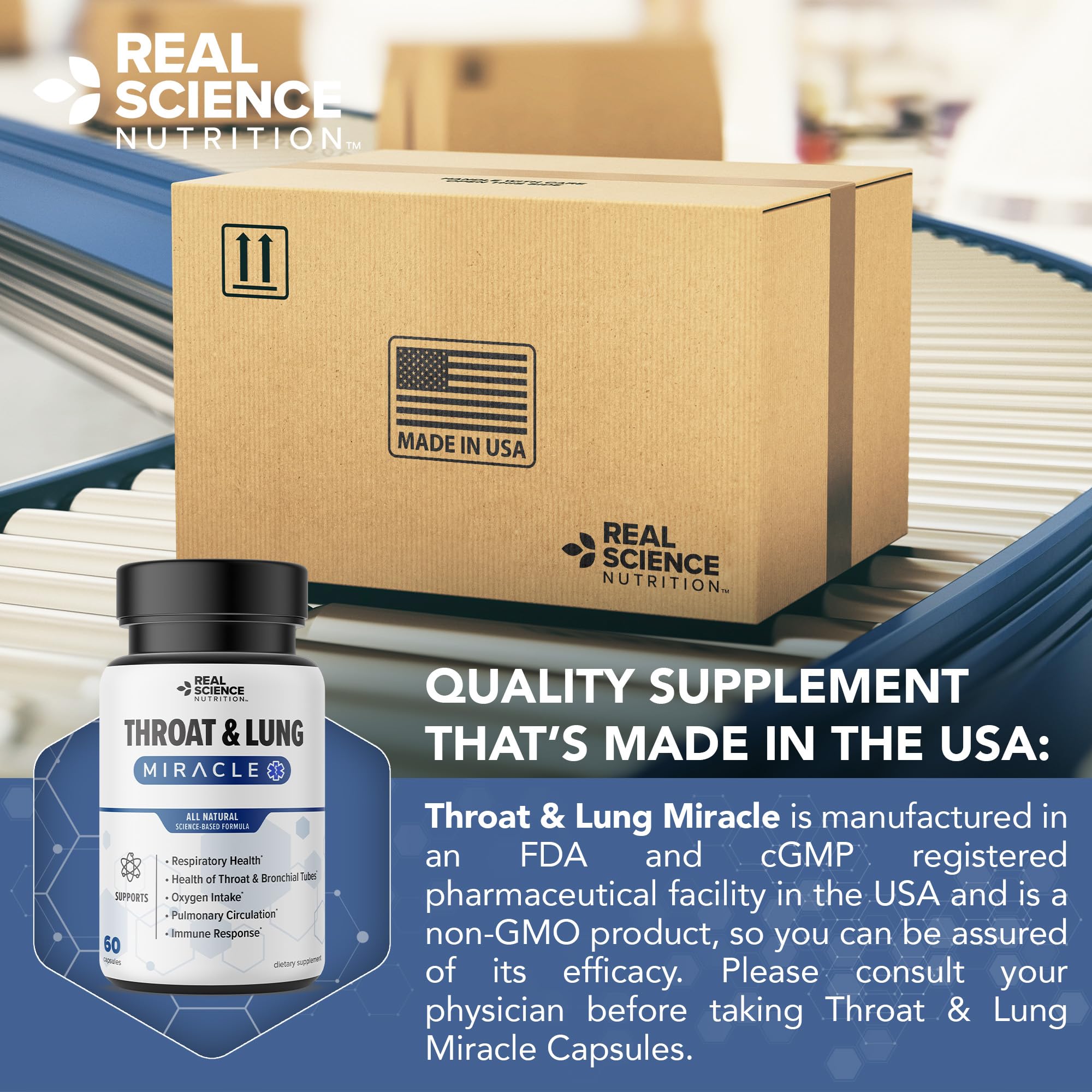 Real Science Nutrition: capsules prêtes à être intégrées dans une routine quotidienne.