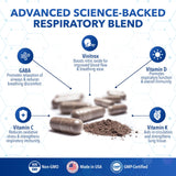 Real Science Nutrition Miracle Pulmonaire – étiquette sans additifs et sans GMO.