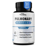 Real Science Nutrition Miracle Pulmonaire – bouteille visible pour soutien respiratoire potentiel.