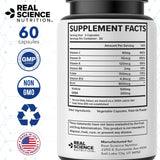 Real Science Nutrition Miracle Pulmonaire – prise quotidienne des capsules pour confort.