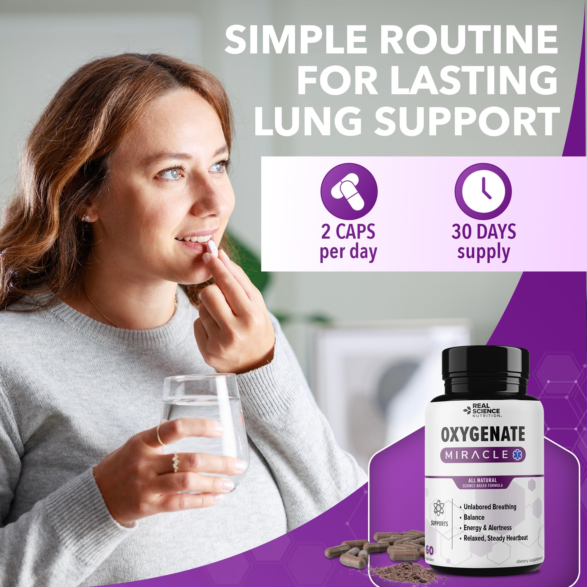 Real Science Oxygenate Miracle: utilisation quotidienne simple sans goût