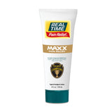 Real Time Pain Relief MAXX : flacon 4oz, soulagement ciblé pour douleurs musculaires et articulaires.