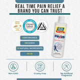 PR-26 Real Time Pain Relief pratique lors de déplacements sportifs.