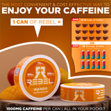 Rebel Mango – énergie sans sucre et sans crash.