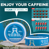 Boîte Rebel 4 packs avec 15 sachets pratiques à emporter