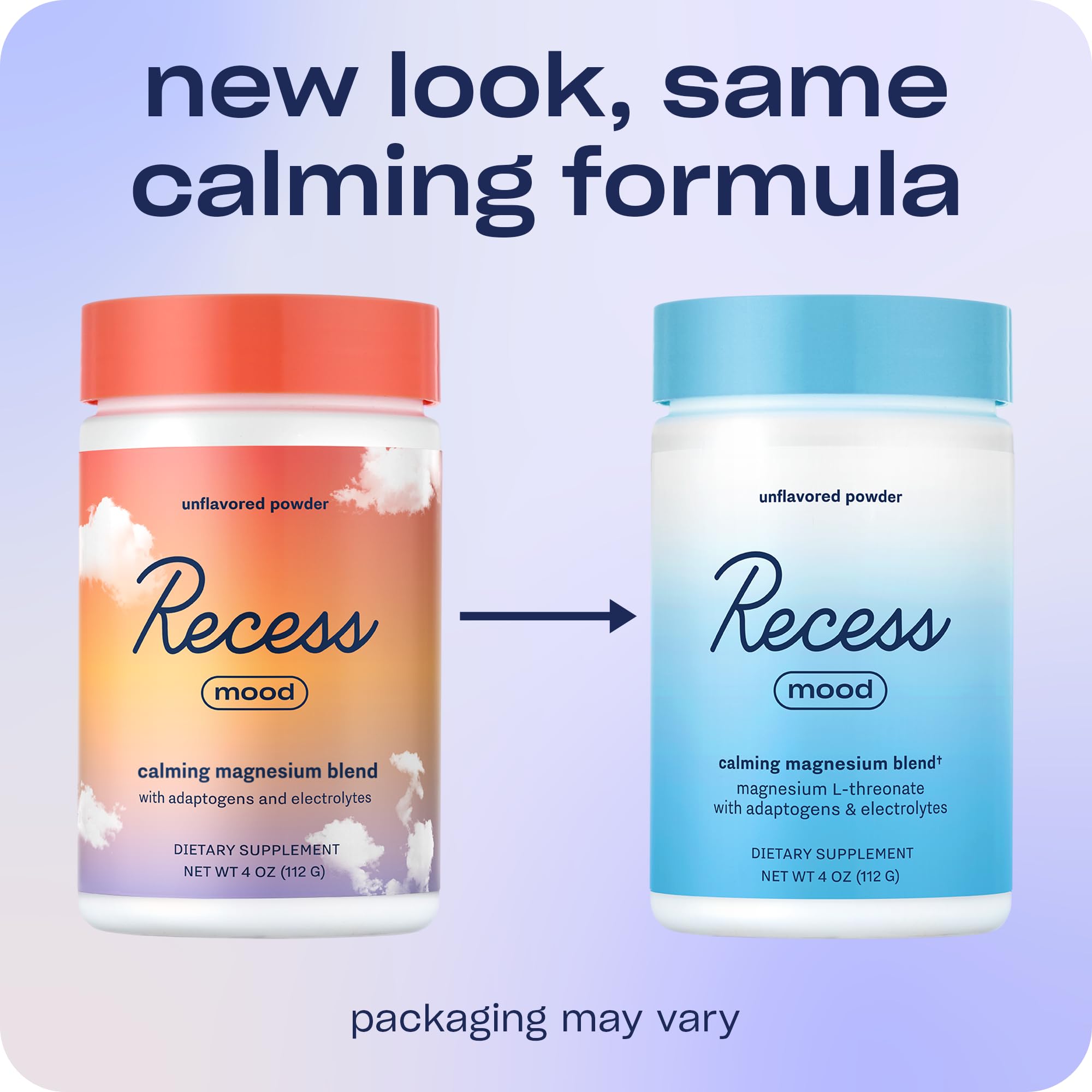 Doseur inclus avec Recess Mood Powder, préparation facile.