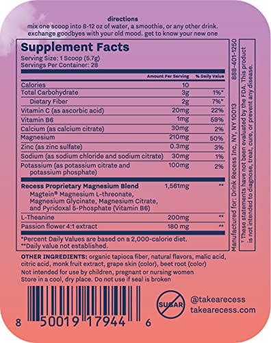 Emballage pratique Recess Mood gradient-baie, 28 portions
