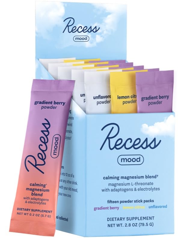 Recess Mood Powder – échantillon boîte pour tester les saveurs et le calme potentiel.