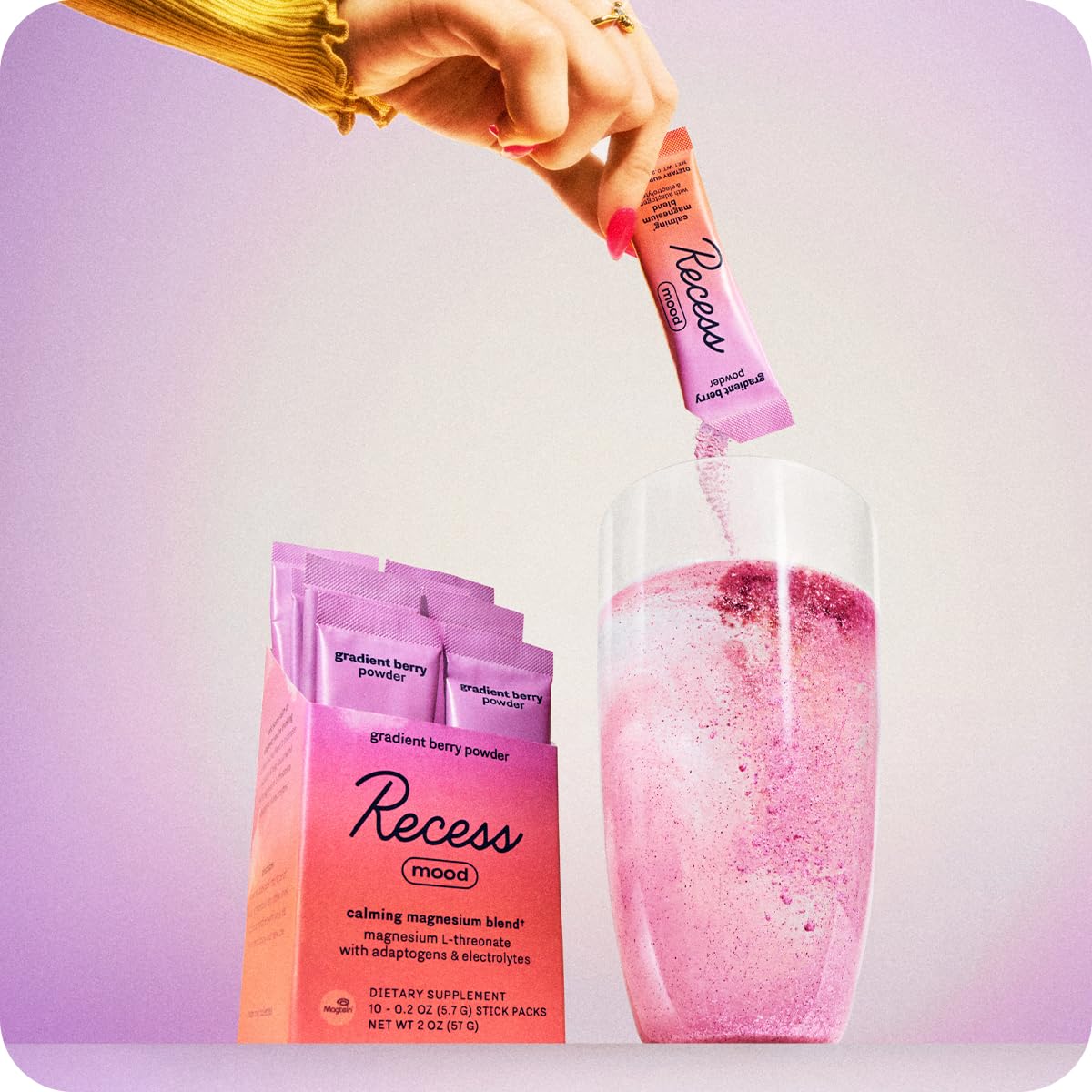 Recess Poudre Humeur doseur, facilité d'utilisation pour chaque portion.