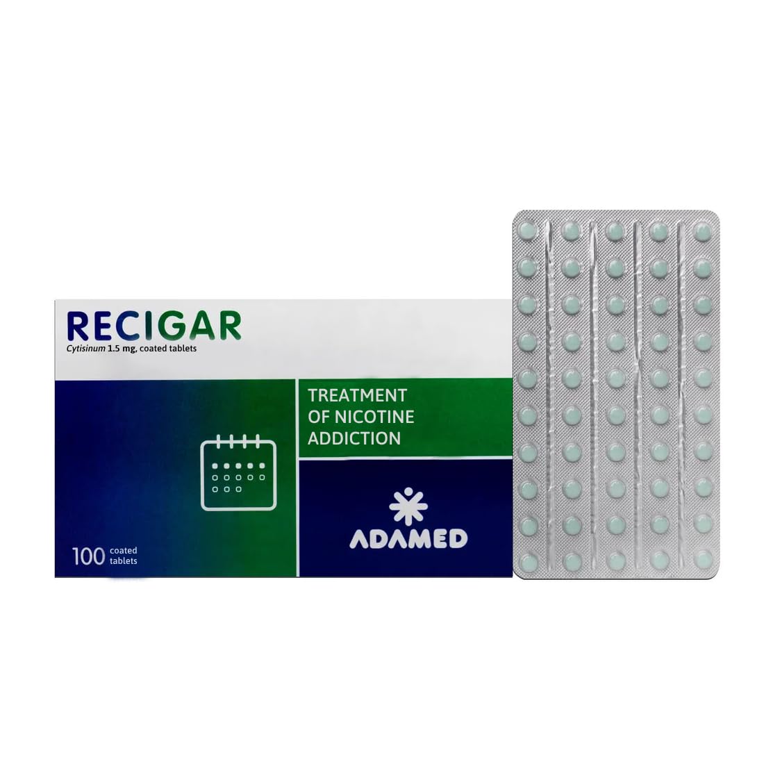 Recigar tablettes cytisine 1-5 mg, format compact pour l'usage quotidien