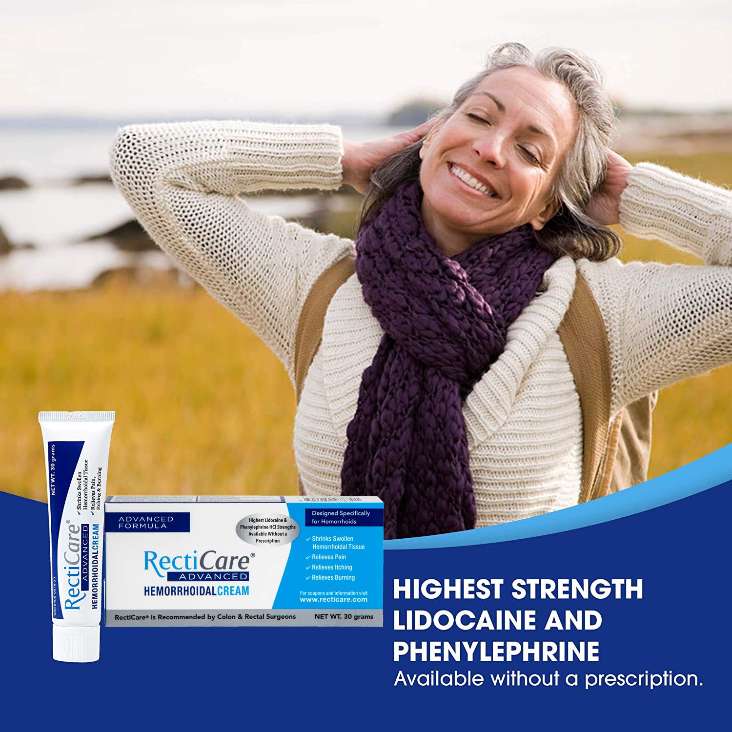 Recticare crème hémorroïdale Advanced – capuchon sécurité enfant pour une utilisation sécurisée.