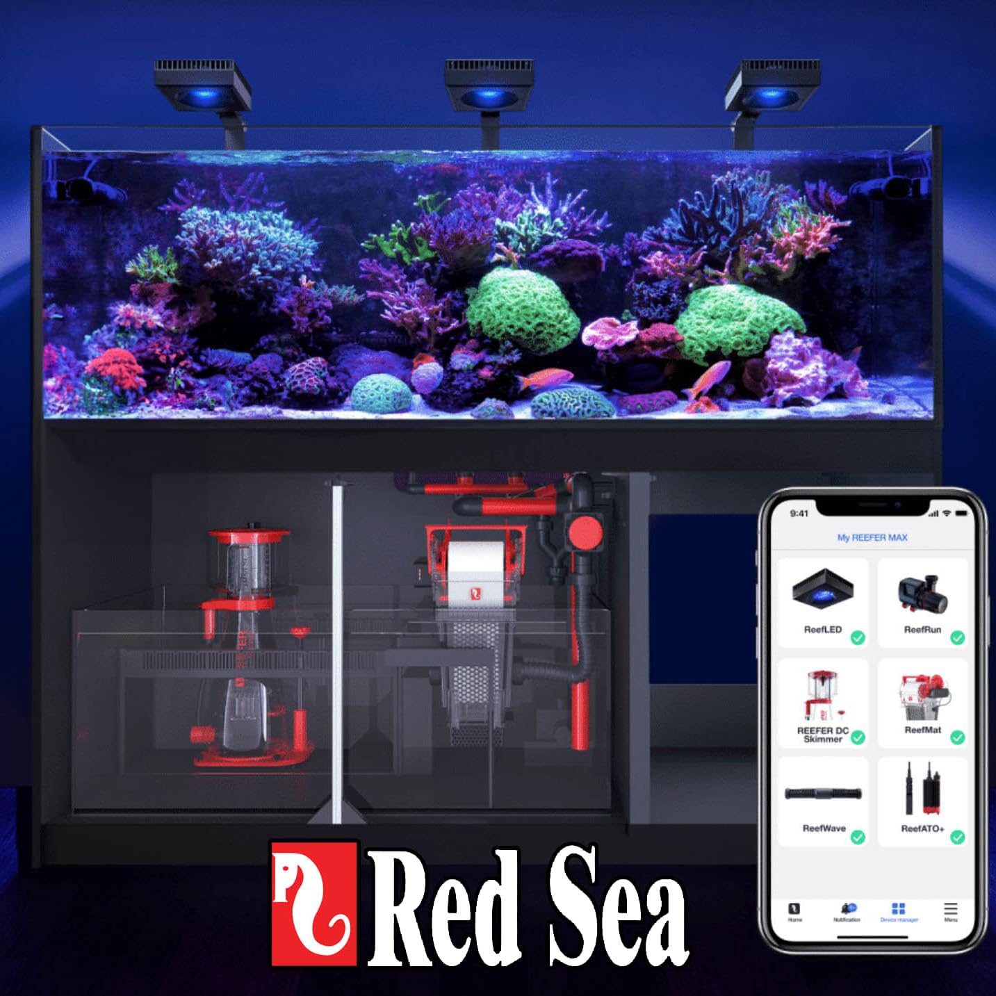 Red Sea Reef Foundation A – bac marin sain grâce à une supplémentation adaptée.
