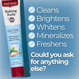 Red Seal dentifrice bicarbonate éclaircissant sans abrasifs