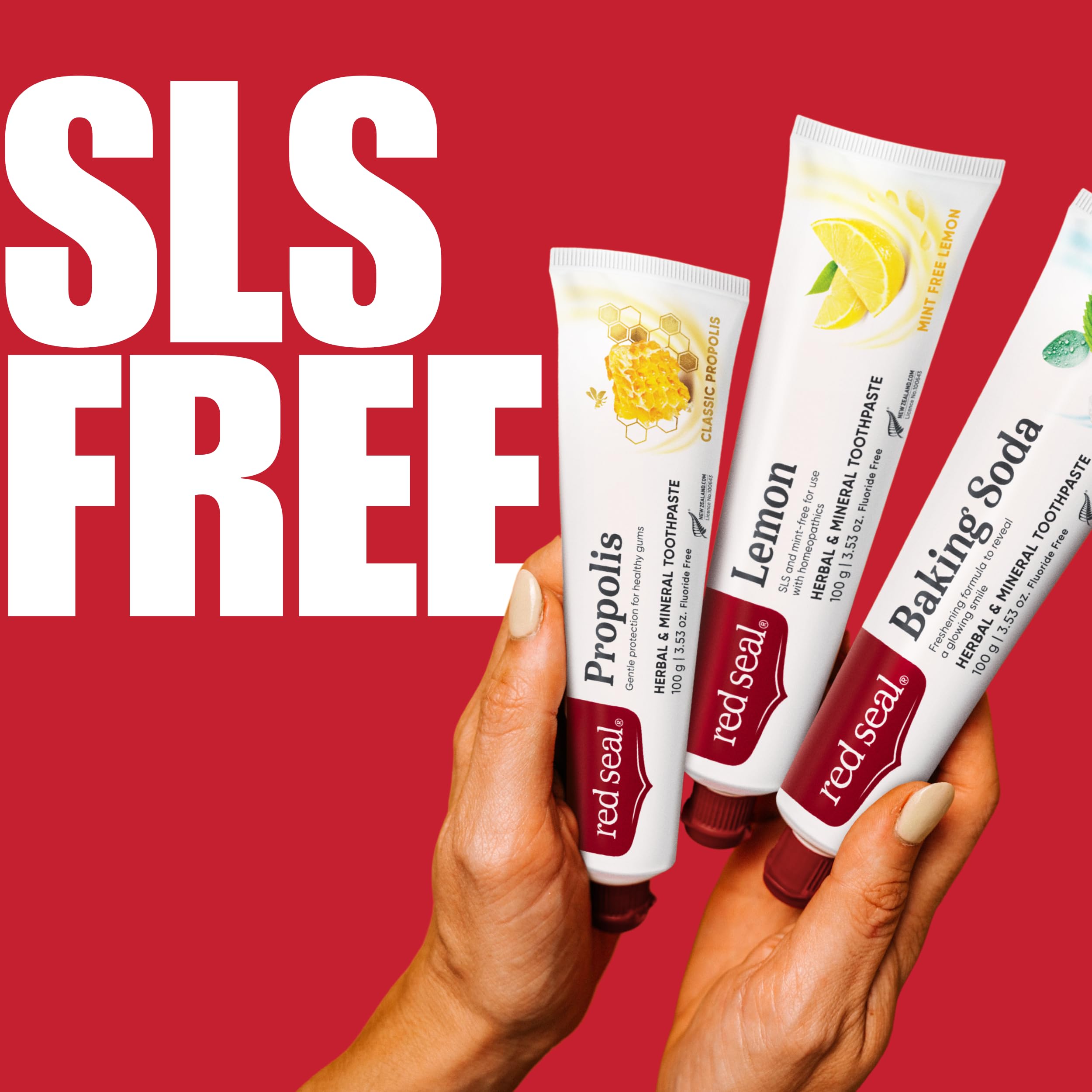 Ingrédients naturels affichés sur le dentifrice citron sans fluorure pour plus de transparence.