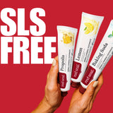 Ingrédients naturels affichés sur le dentifrice citron sans fluorure pour plus de transparence.