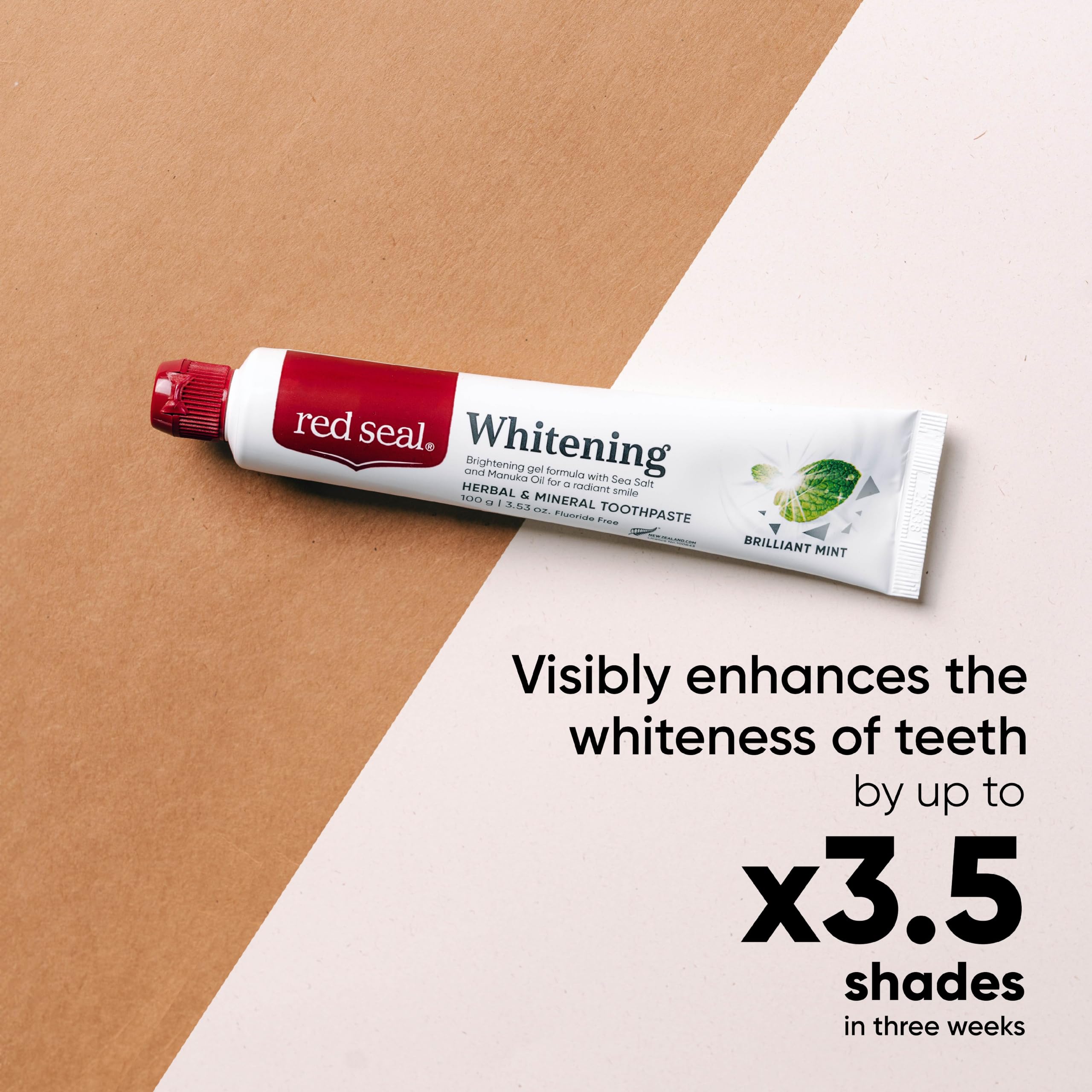 Red Seal Dentifrice Menthe — sans fluor, choix naturel pour l'hygiène.