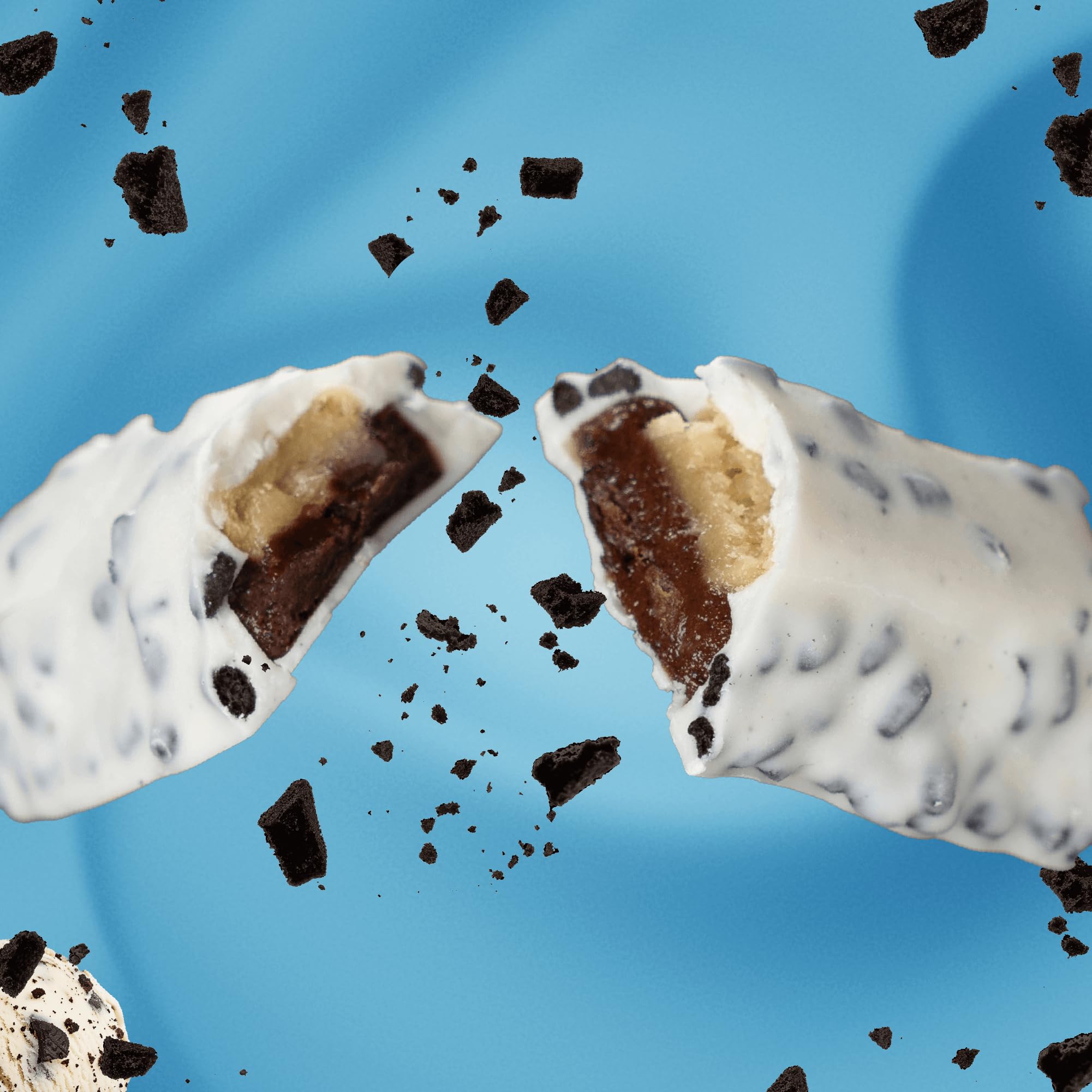 REDCON1 MRE Bar Cookies & Cream, dégustation riche en protéines et goût cookies crème.