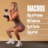 130 calories par portion, protéines satisfaisantes pour soutenir vos efforts