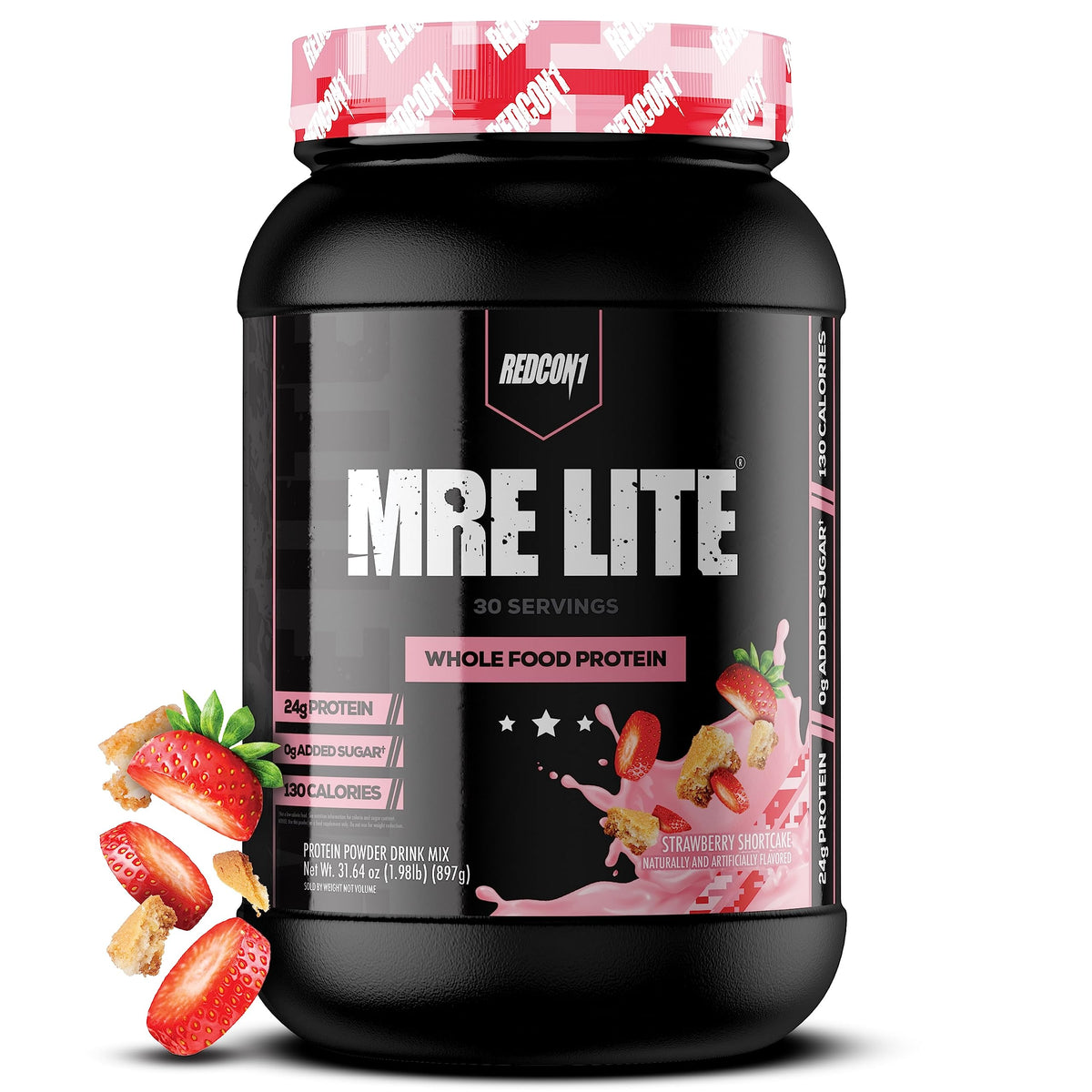 REDCON1 MRE Lite - bouteille et boisson protéinée pratique après entraînement.