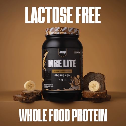 REDCON1 MRE LITE Tableau nutrition : 26 g protéines et 120 kcal par portion.