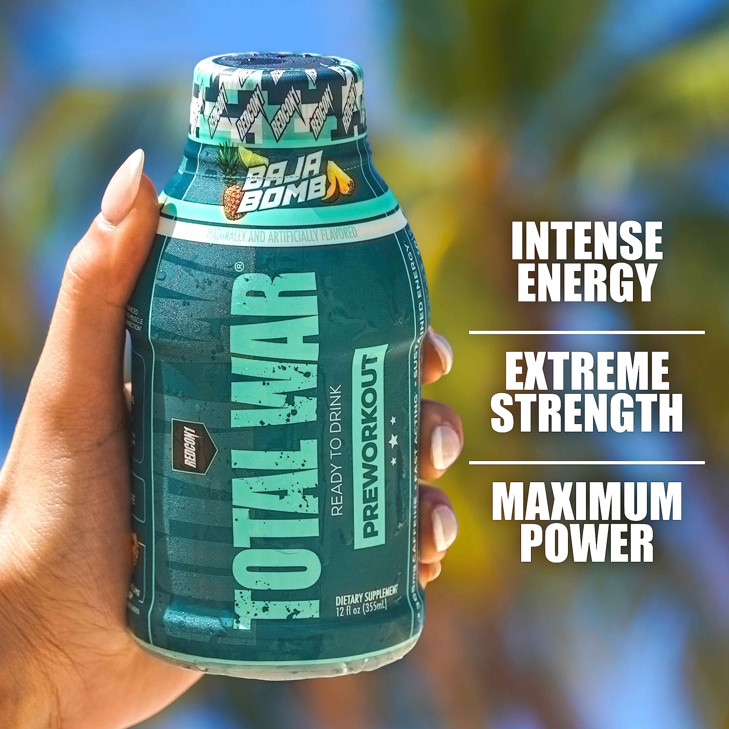 Total War Redcon1, citrulline malate 6 g, soutien potentiel au flux sanguin.