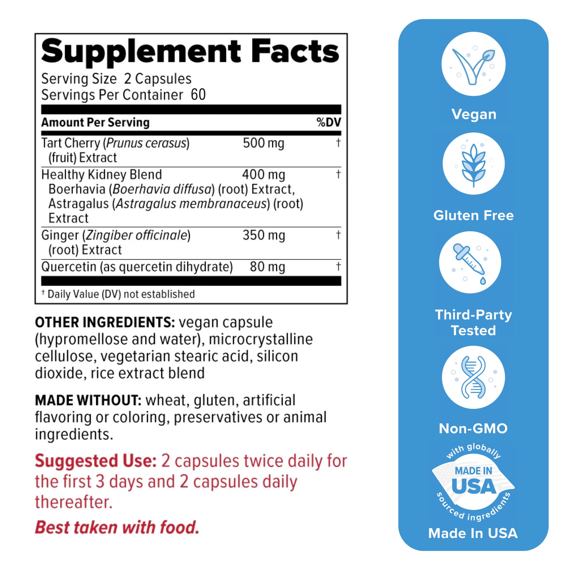 Redd Remedies Gouch! Capsules véganes — format pratique pour un mode de vie sain.