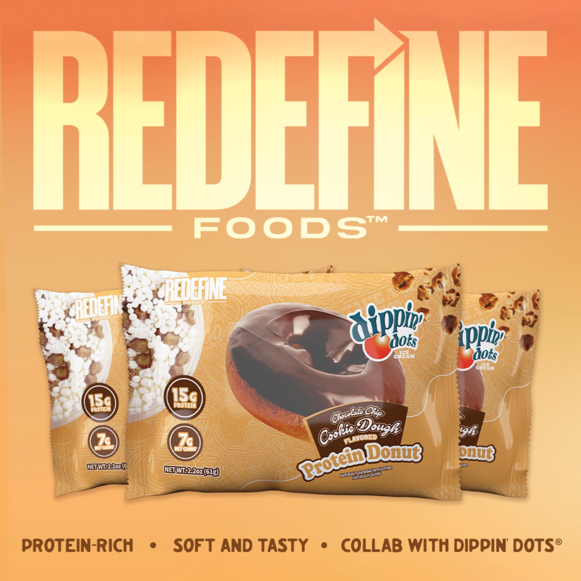 REDEFINE Donut protéiné, collations gourmandes sans compromis.