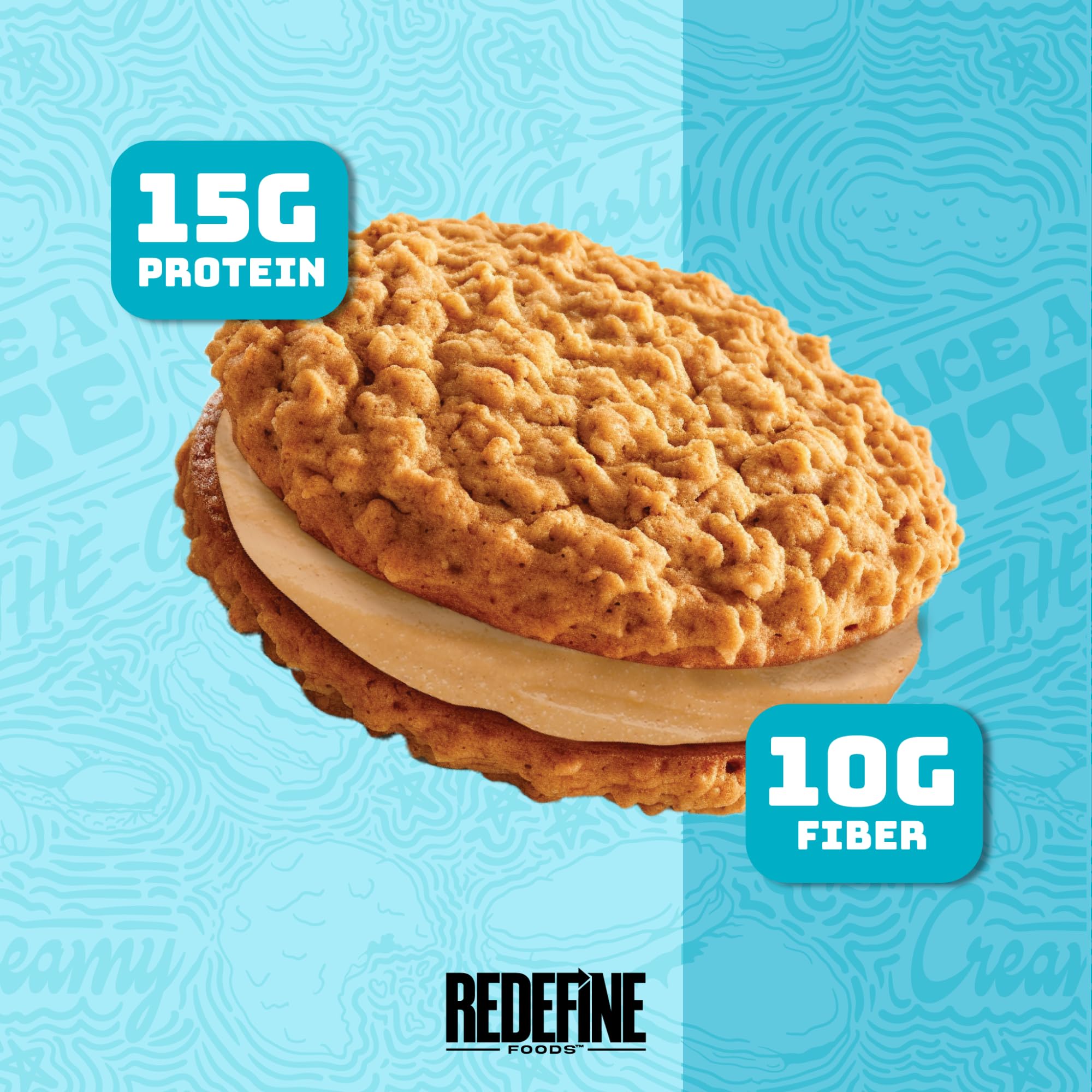 REDEFINE Pie Protéinée Avoine swirl d’arachide SKIPPY naturel savoureux.
