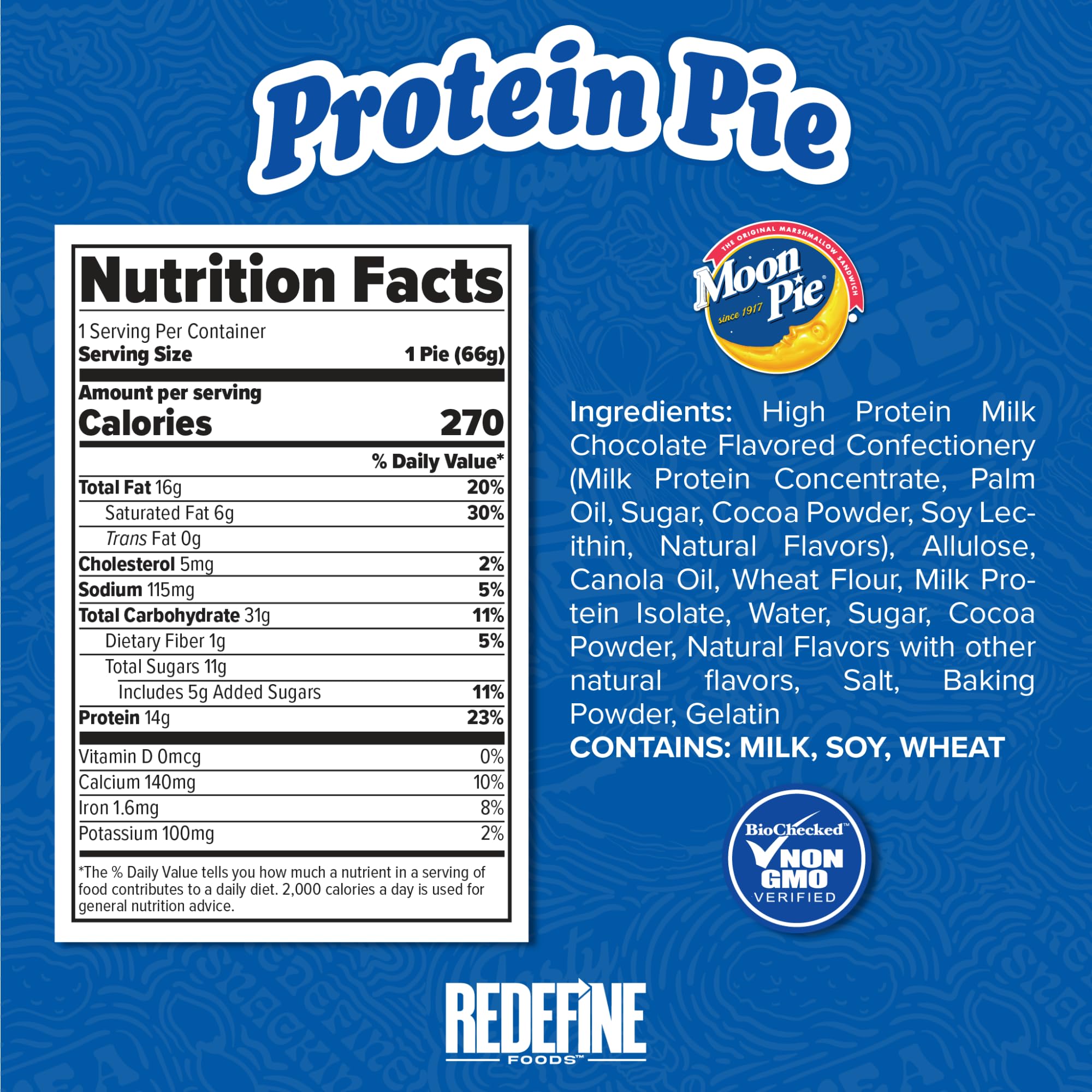 MoonPie Chocolat REDEFINE: coeur guimauve et enrobage chocolat cremeux.