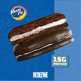 MoonPie Chocolat enrobe REDEFINE: snack protéiné idéal après l'entraînement léger.