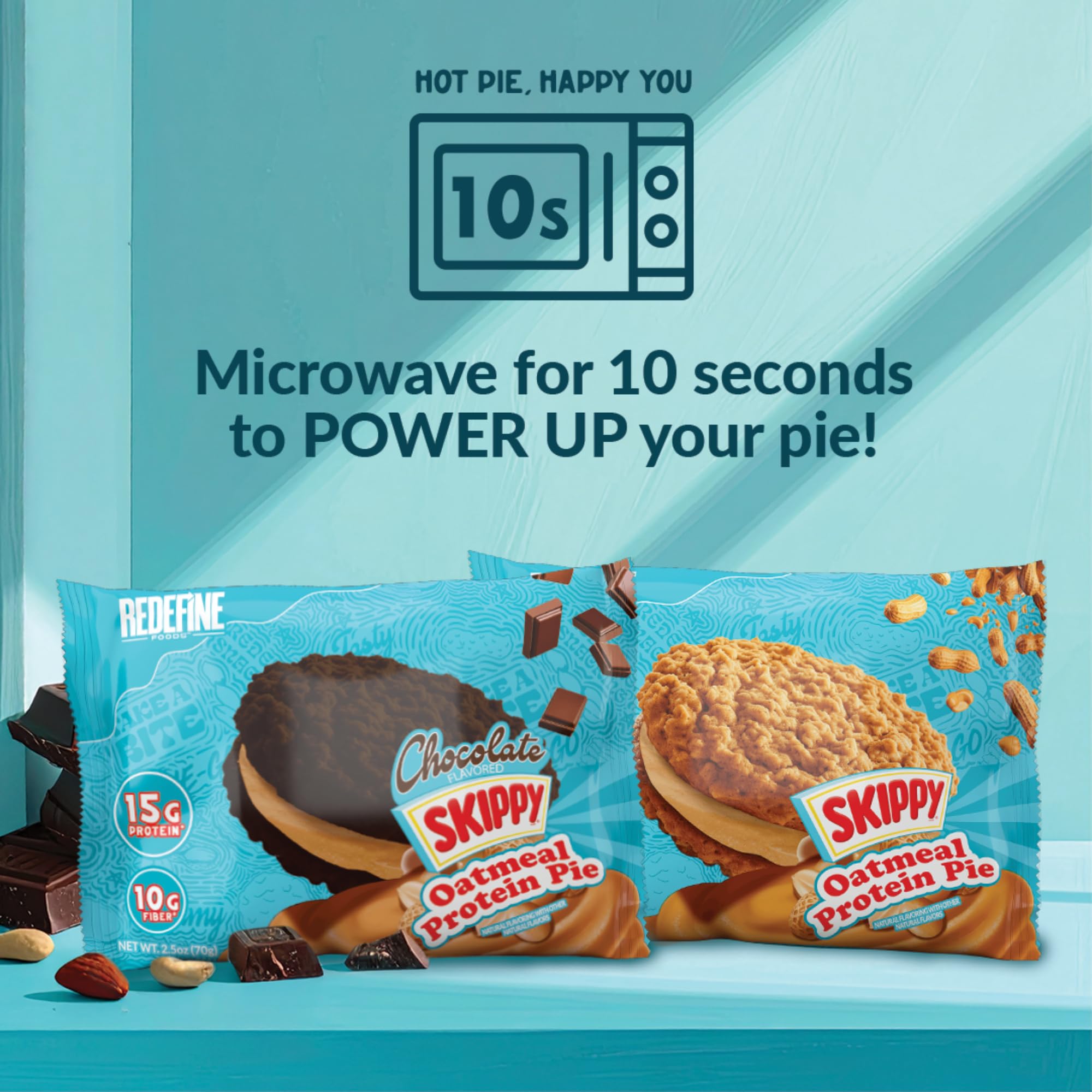 REDEFINE Snack proteine avoine chocolat SKIPPY: utilisation pratique au bureau