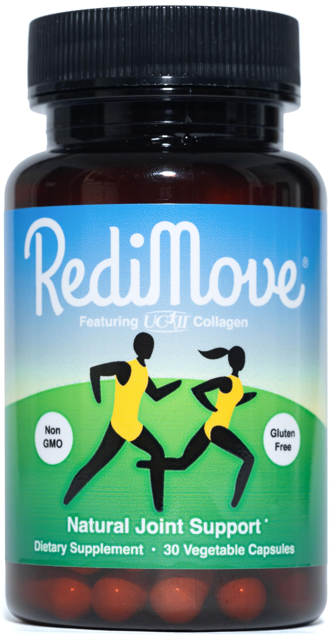 RediMove bouteille-articulations: flacon clair laissant présager un soutien articulaire potentiel.