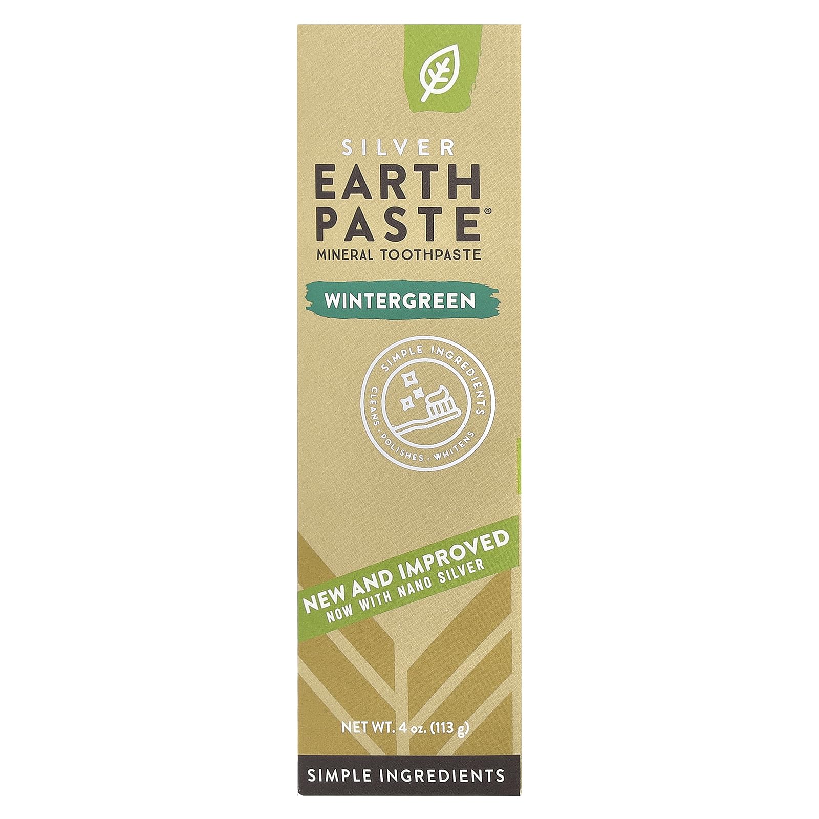 Redmond Earthpaste – ingrédients réels comme bentonite et charbon actif pour un polissage doux.
