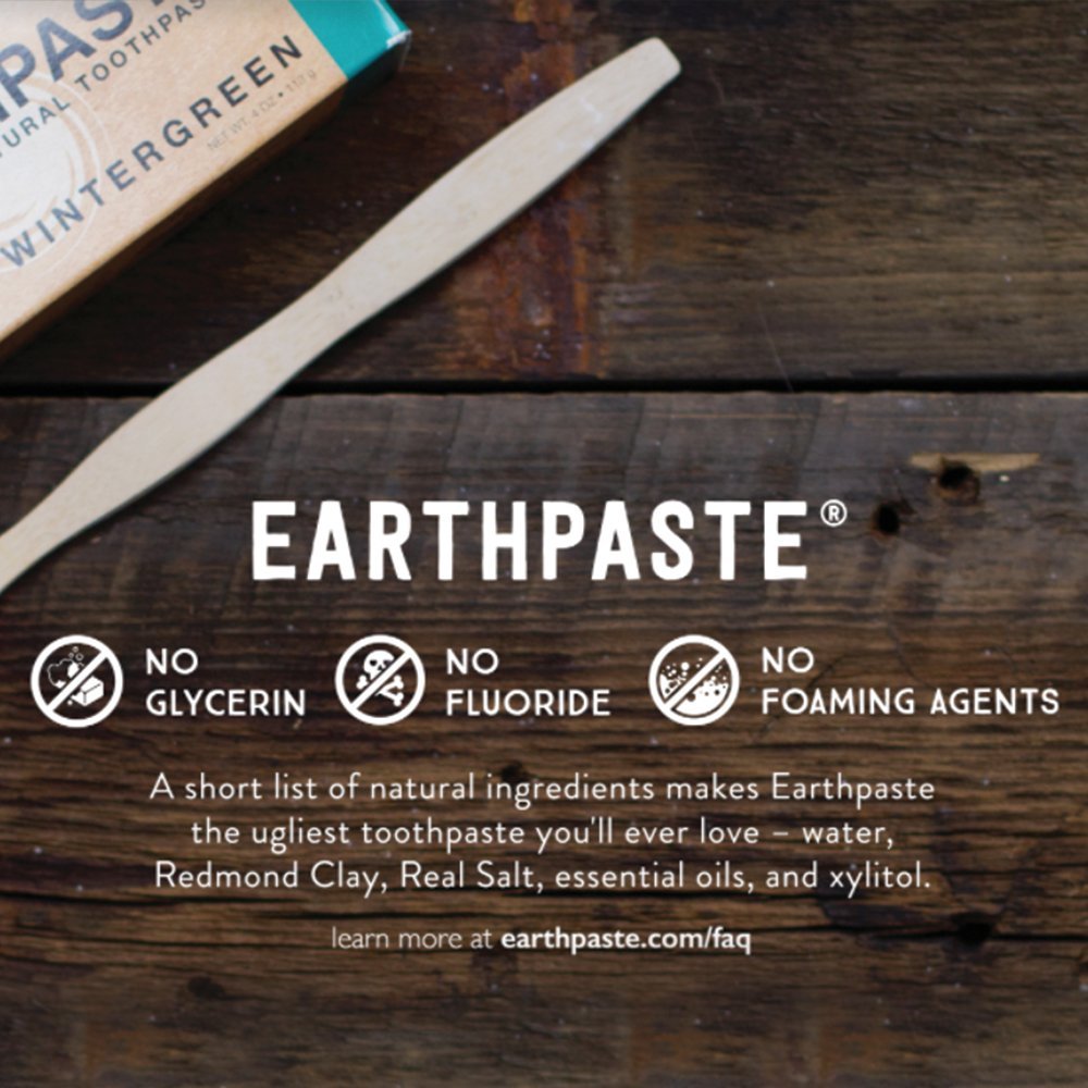 Redmond Earthpaste sans agents moussants, sensation de propreté naturelle.